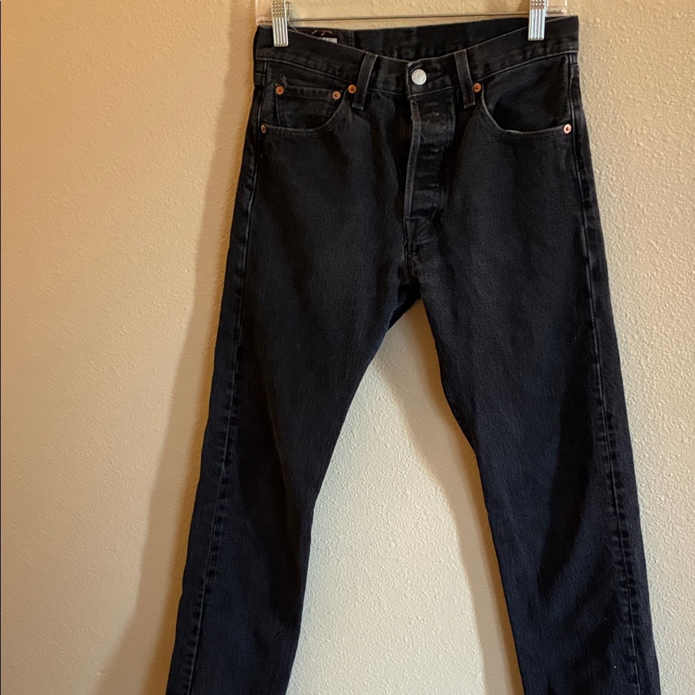 Levi's Men's Straight Black Jeans